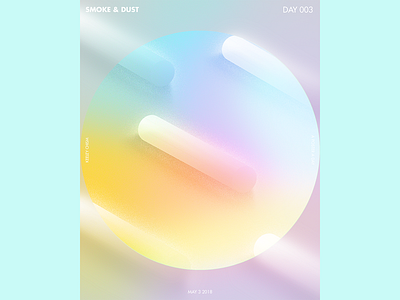 Smoke and Dust (May 3 2018) a poster every day color colors design gradient graphic graphic design illustrator photoshop poster poster challenge