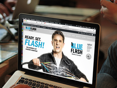 Blue Flash HAWK Website