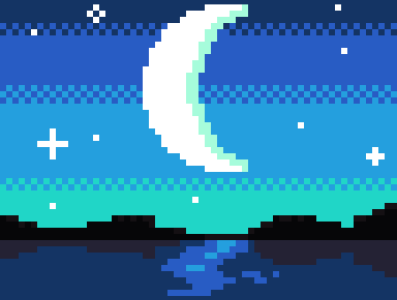 the moon illustration
