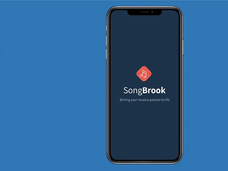 SongBrook App Concept app app concept design illustration music app music school online product design ui video school
