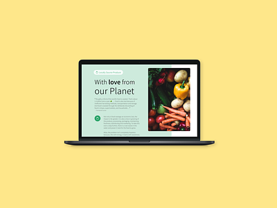 Locally Source Food app concept design eco friendly locally source food love our planet product design ui