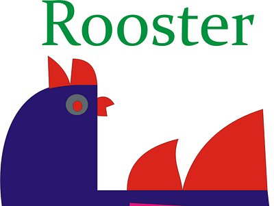 This Is a rooster logo 3d app beautiful logo branding business logo design graphic design handrawn logo illustration logo ui