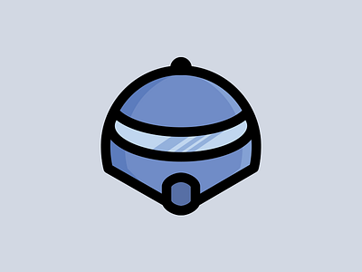 Robot Helmet head icon robot