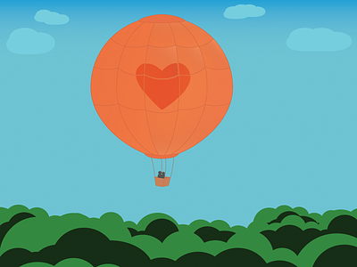 V-Dayballoon balloon illustration valentines