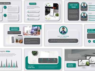 Neumorphic presentation design business canva creative design education google slide layout neumorphic powerpoint presentation