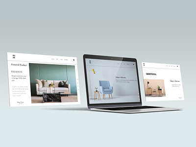 BOKK Furniture branding ui website