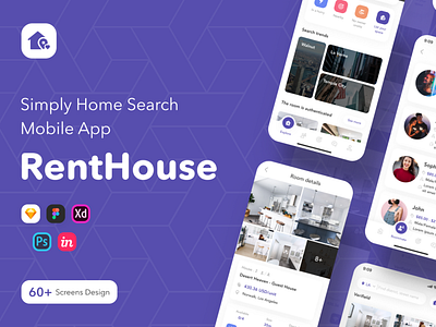 RENTHOUSE – SIMPLY HOME SEARCH MOBILE APP UI KIT