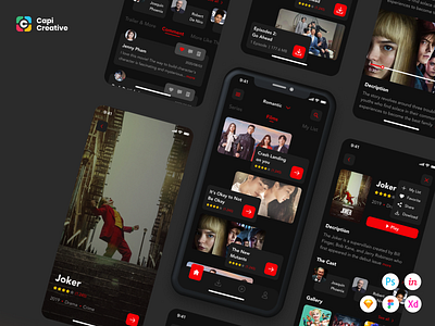 WaFilm - Entertainment App UI Kit