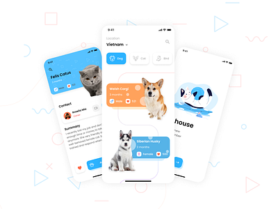 Mobile App Concept For Pet Adoption