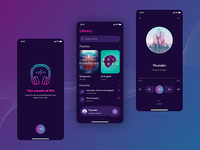 Music Player Mobile App Concept