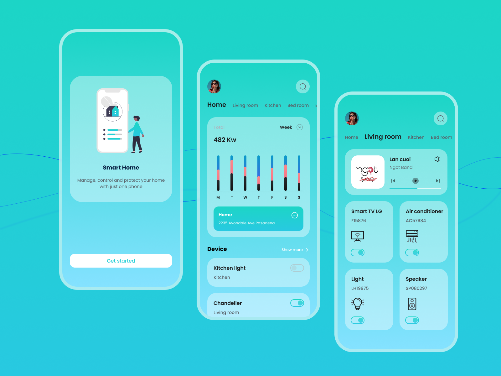 Smart Home App Ui Concept By Capi Product For Capi Creative On Dribbble