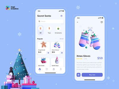 E-commerce UI Concept 3d app capi creative design e commerce illustration logo mobile sketch ui ui kit