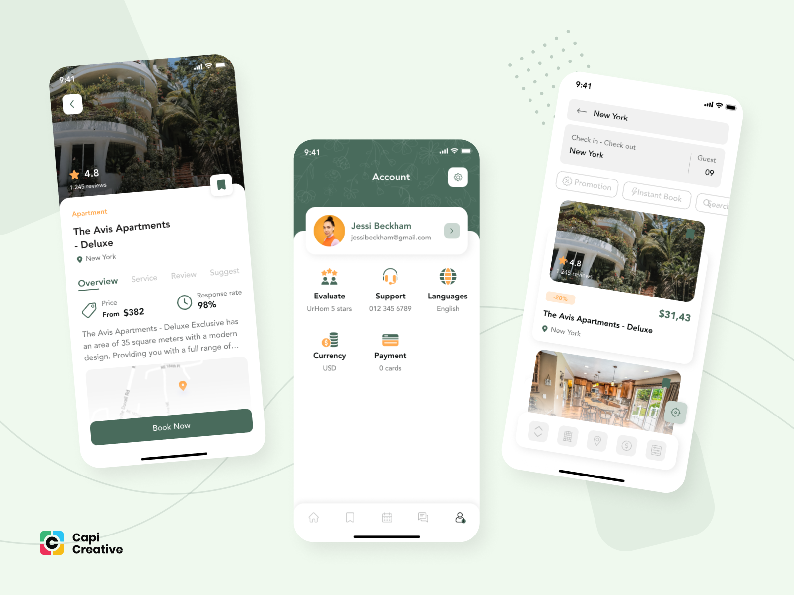 UrHom - Booking app Ui Kit by Capi Product on Dribbble