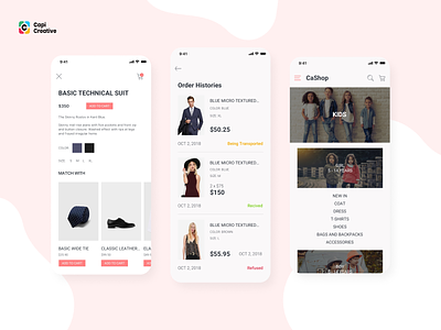 Veera E-commerce UI Kit app capi clothes creative design e commerce fashion mobile payment store ui ui kit
