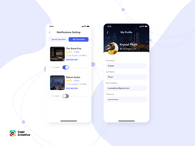 FiHome - Real estate App UI Kit app capi creative design filter home illustration map mobile ui ui kit