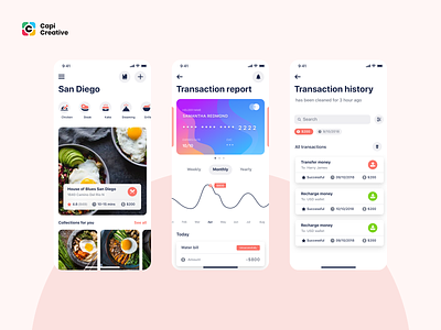 Taara - Mobile Application UI Kit app application capi creative design e e bank e wallet home mobile restaurant ui ui kit
