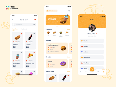 Foodopia - F&B App UI Kit