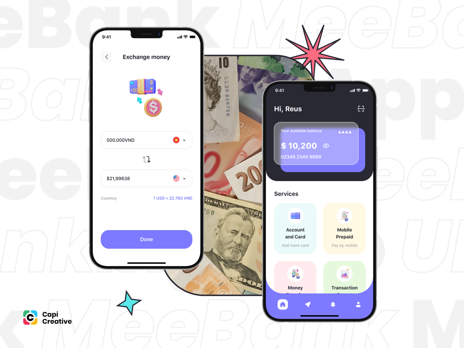 MeeBank - Banking App UI Kit by Capi Product on Dribbble