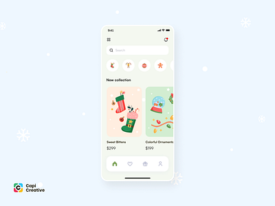 UI Concept Christmas