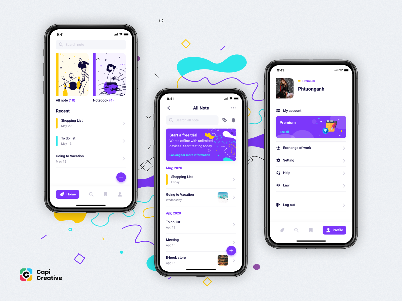 TopNote - Note Talking Mobile App by Capi Product on Dribbble