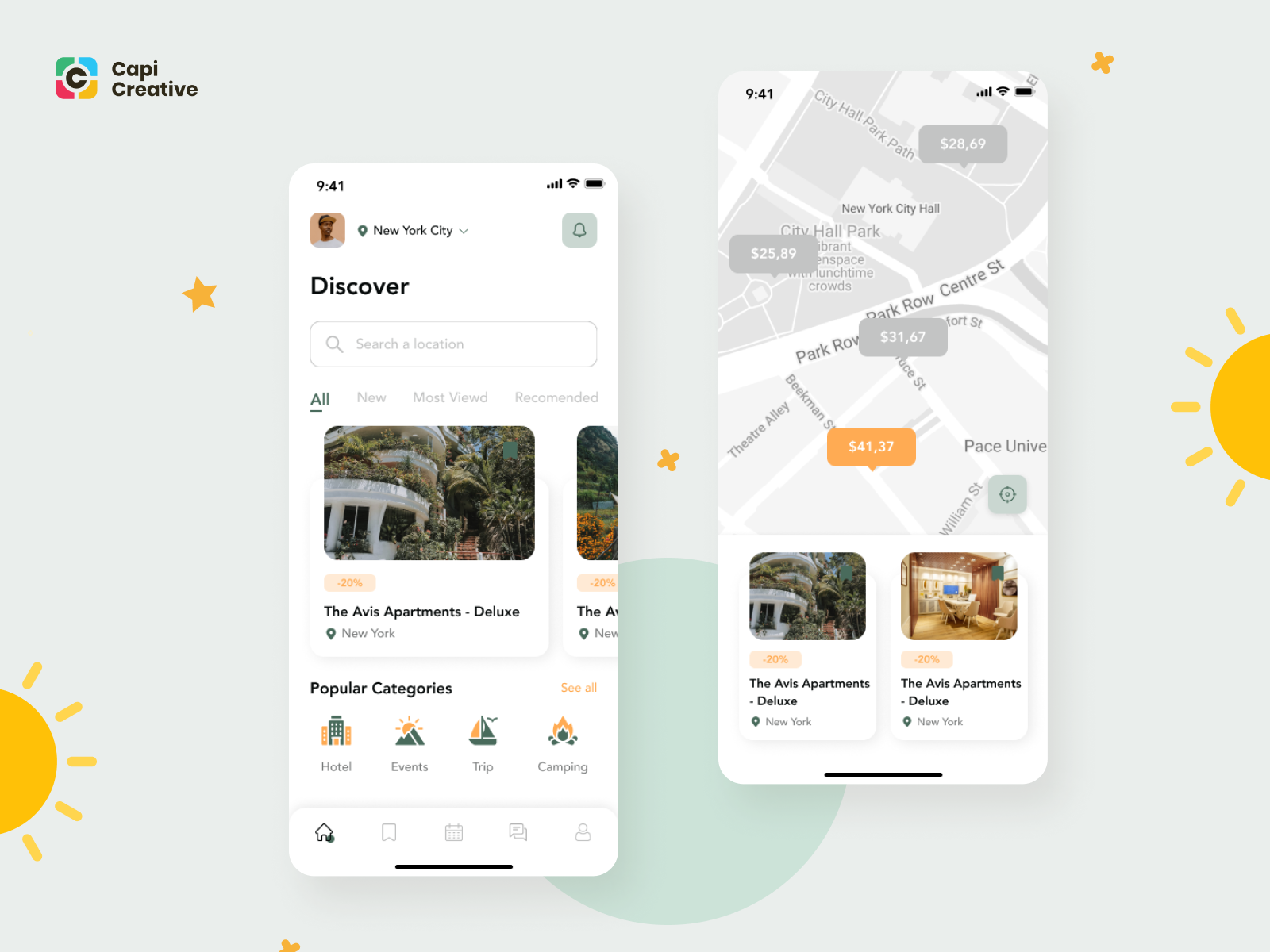 UrHom - Booking app UI Kit by Capi Product on Dribbble