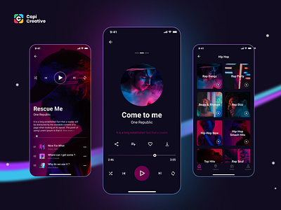 RLING - Amazing Music App UI Kit