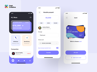 MeeBank - Banking App UI Kit