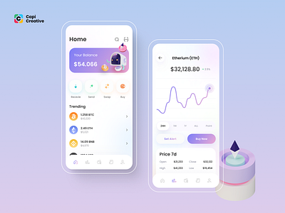 UI Crypto Concept