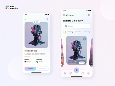 UI NFTs Concept by Capi Creative on Dribbble