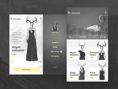 Free UI PSD Mobile App Fashion & Ecommerce ver 2.0 app best design down ecommerce free mobile top ui ux