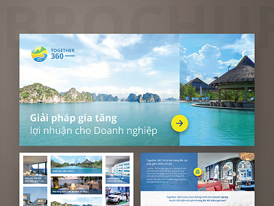 Brochure Together 360 for travel company branding brochure catalog flyer printing profile travel