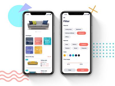 Taara - Ecommerce App add to cart app app design capi ecomerce filter shoping app taara ui kit ui ux