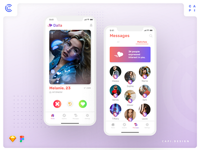 Dala - Dating App UI Kit capi dala design ui ui kit ux
