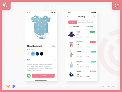 Moby E-commerce UI Kit app capi creative design ecommerce moby