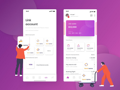 Cen Wallet UI Kit by Capi Creative on Dribbble