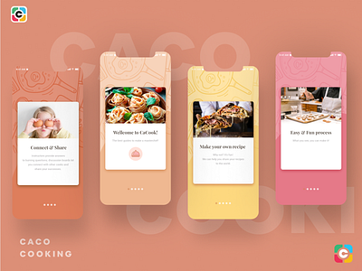 Caco - Cooking Mobile App UI Kit