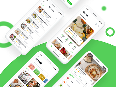 HaCook Recipe Manager App UI Kit app capi creative design figma hacook ios mobile sketch ui kit vector