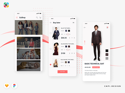 Veera E-commerce Mobile Application UI Kit app capi creative design ecommerce figma mobile sketch ui kit vector veera