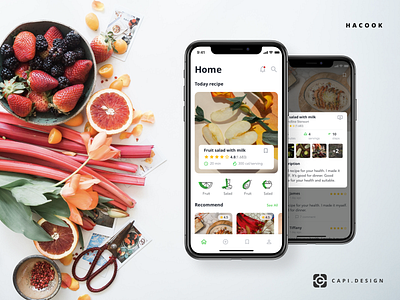 Recipes Sharing App UI Kit - HaCOOK