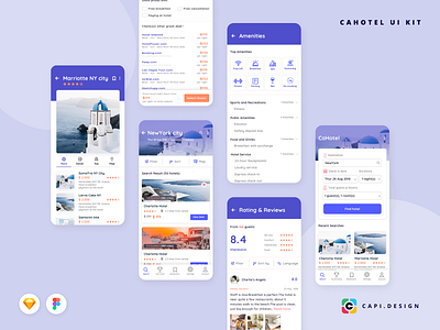 Hotel Booking App Screens in Travel Collection app designer clean creative top ui ux desiner ui design ui designer ui ux vietnam vietnam ui designer