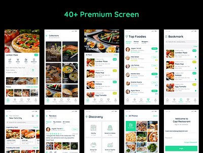 Capi Restaurant #Appdesign UI Kit app design creative mobile app mobile design top vietnam designer ui design ui kit uiux