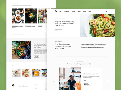 Landing Page Concept: Foodiology