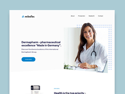 Mibetec Landing page Concept clean landingpage minimal ui ui designer uidesign uidesigner ux design visualdesign webdesign webdesigner website