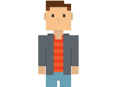 Developer or Designer cool designer developer geek illustration pixel projectmanager startup techguy techie