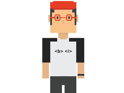 Developer or Googler dev developer geek geekglass googler googliness illustration pixel yamzaraph