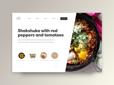 UI Daily - Food Blog