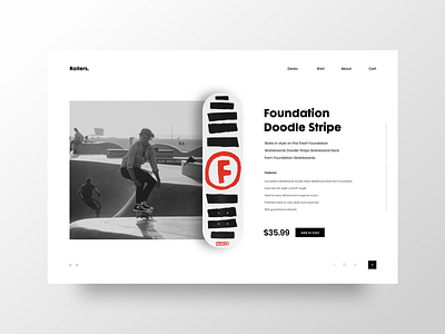 Skateboard Webdesign app board designer skateboard skateboarder skatedeck ui userinterface webdesign webdesigner website