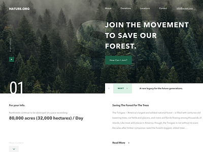 Forest Preservation & Climate Change by William Almozara on Dribbble