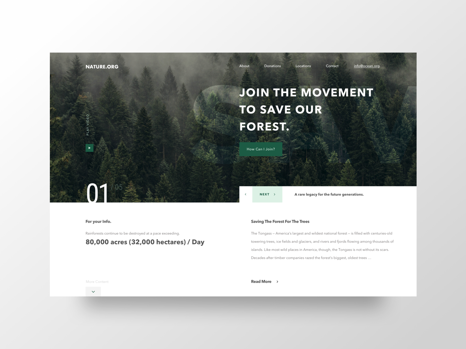 Forest Preservation & Climate Change by William Almozara on Dribbble