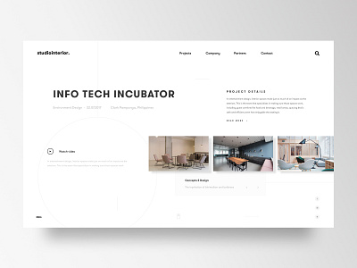 Interior Design & Architecture studio website